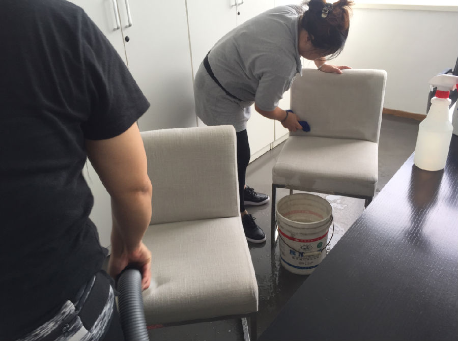 建平县沙发清洗案例